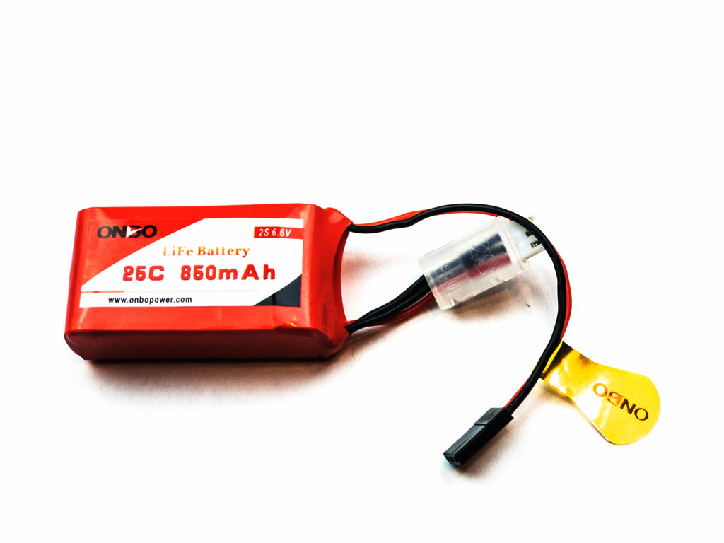 ONBO 25C 850mAh 2S LiFePO4 battery (DF Optimized)