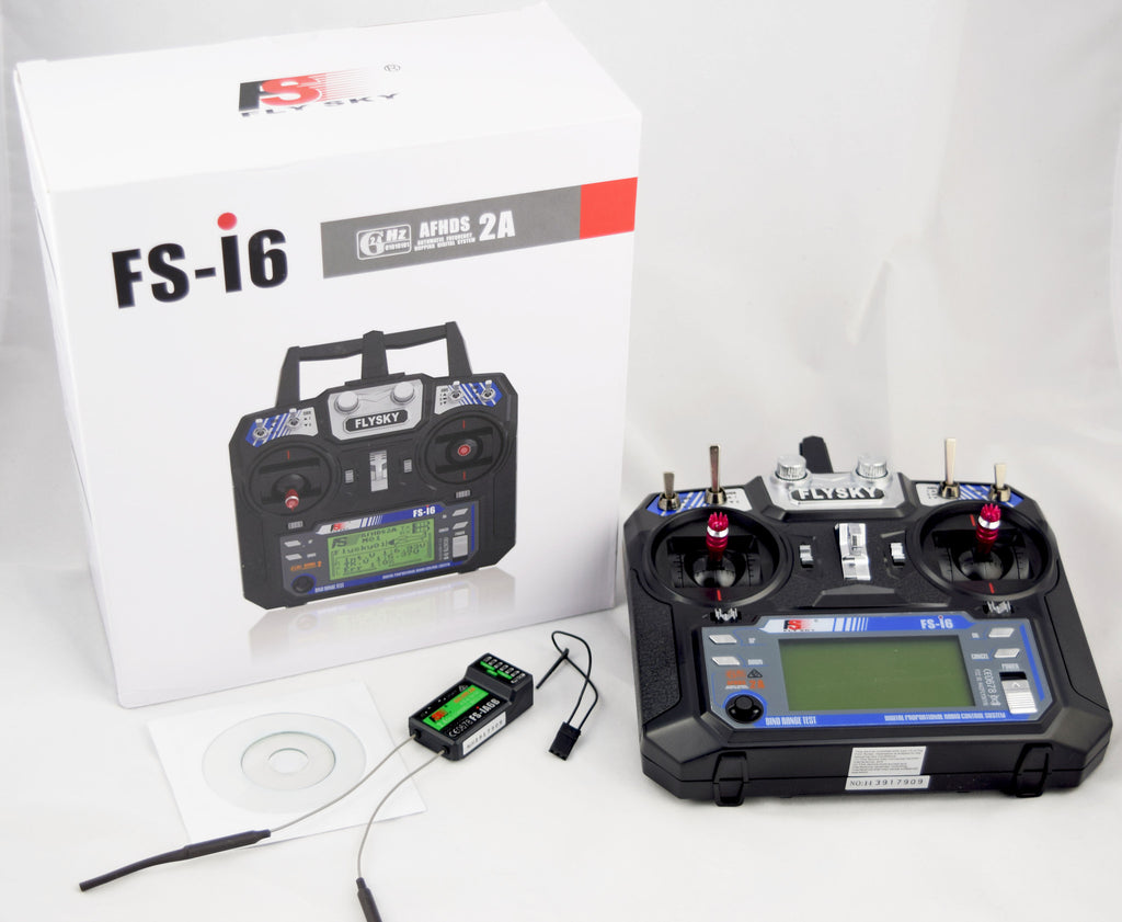 Flysky FS-i6 Transmitter / FS-iA6B Receiver Digital Proportional Radio System (Mode 2)