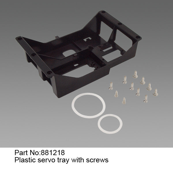 Plastic servo tray with screws - DF95