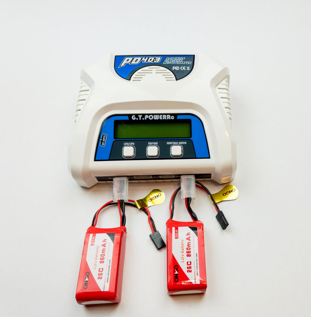 2-4 Cell AC/DC Dual LiPo/Life Battery Balance Charger