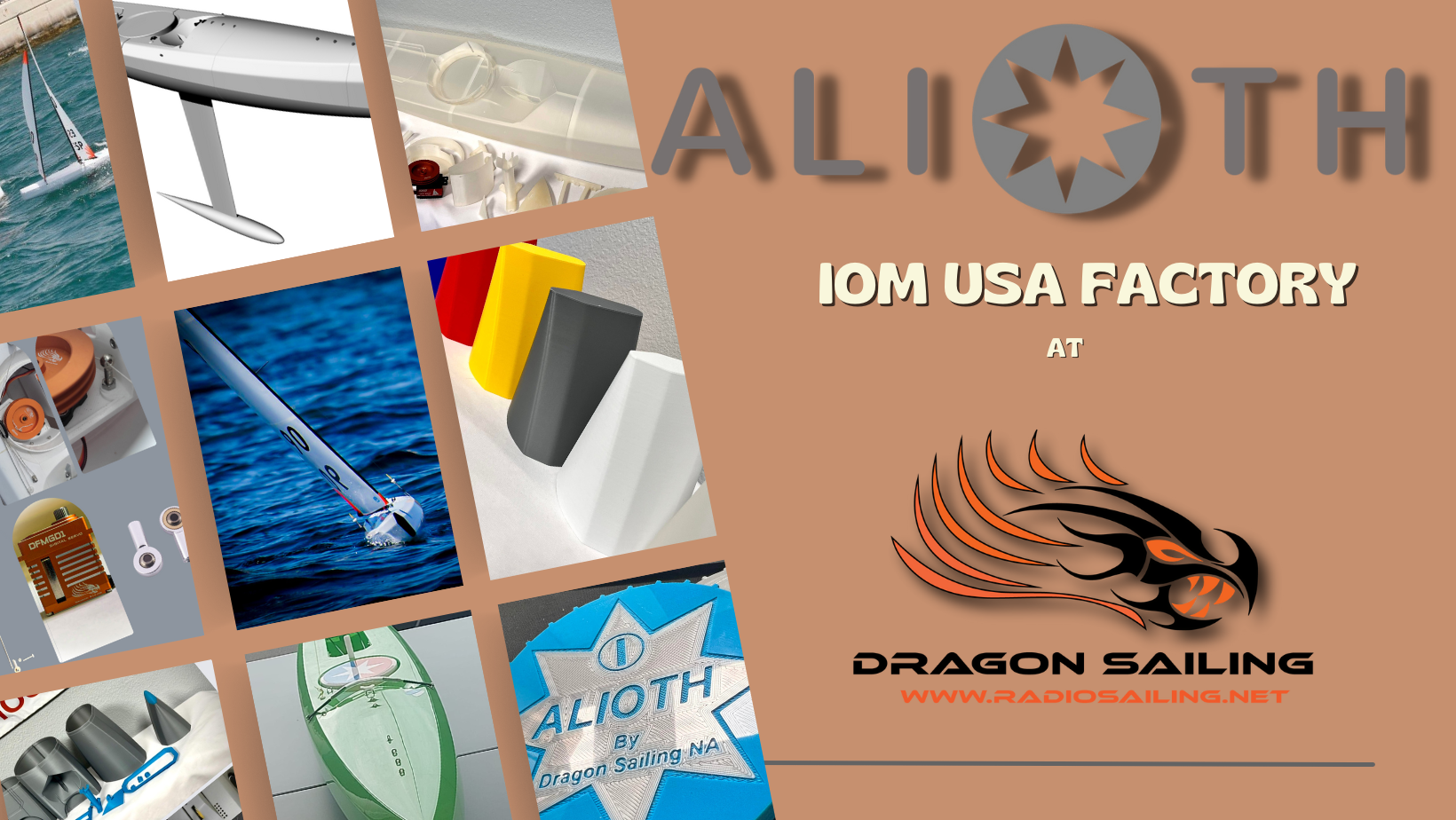 ALIOTH Licensed 3D Printed IOM Kit – Dragon Sailing North America
