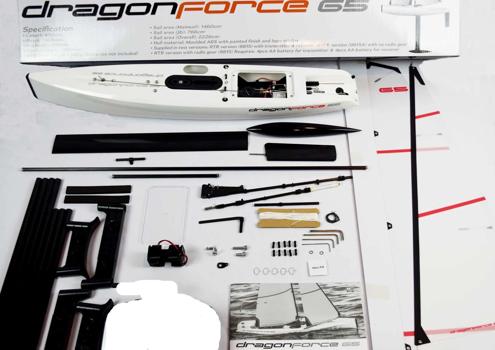 PREORDER 2024 DragonForce 65 650mm v7 RTR Boat Kit w / FSi6 Radio Syst – Dragon  Sailing North America